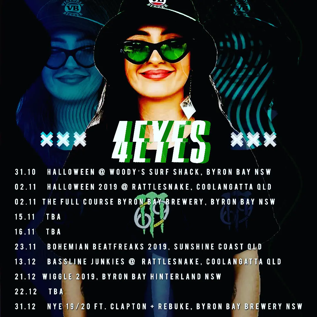 4EYES Halloween tour lineup post